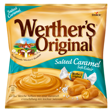 15x Werther's Original Soft Salted Caramel 180g