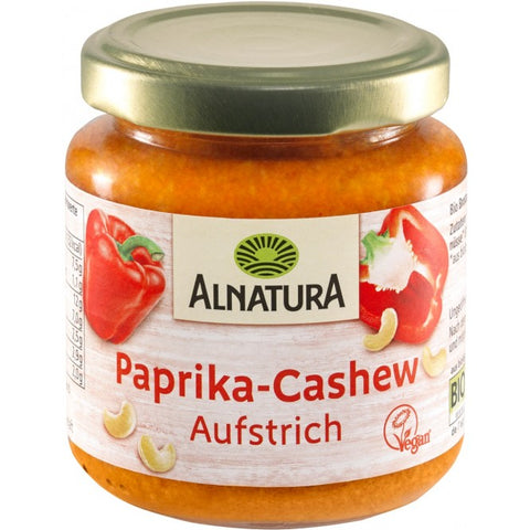 12x Alnatura Bio Paprika-Cashew Aufstrich 125g