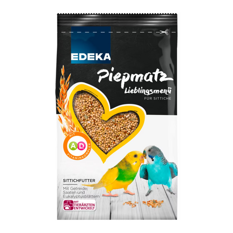 6x EDEKA Piepmatz Sittichfutter 500g