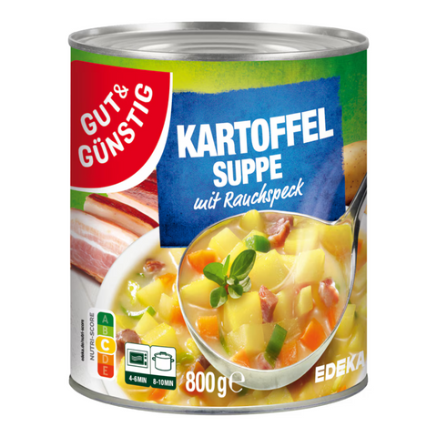 6x G&G Kartoffel-Suppe mit Speck 800ml