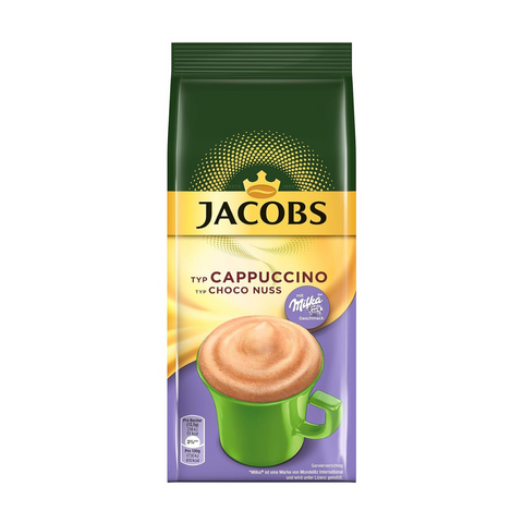 12x Jacobs Cappuccino Beutel ChocoNuss 500g