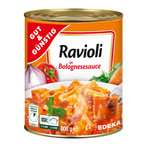 6x G&G Ravioli Bolognese 800g