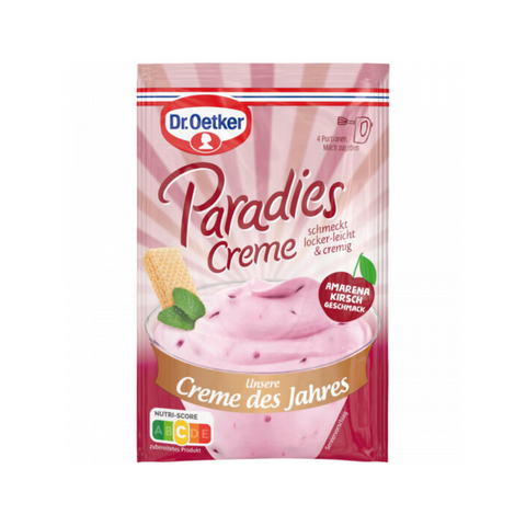 12x Dr. Oetker Paradiescreme Dessert Amarenakirsche 56g