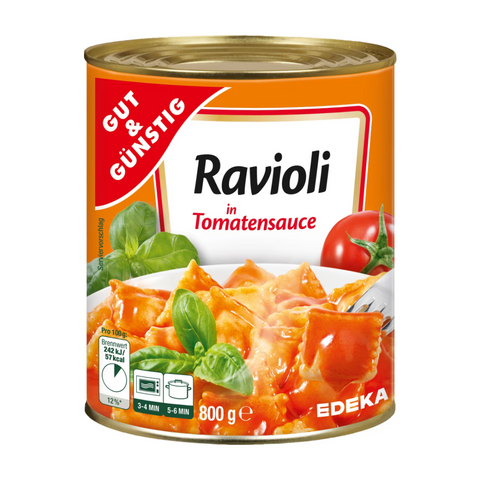 6x G&G Ravioli in Tomate 800g