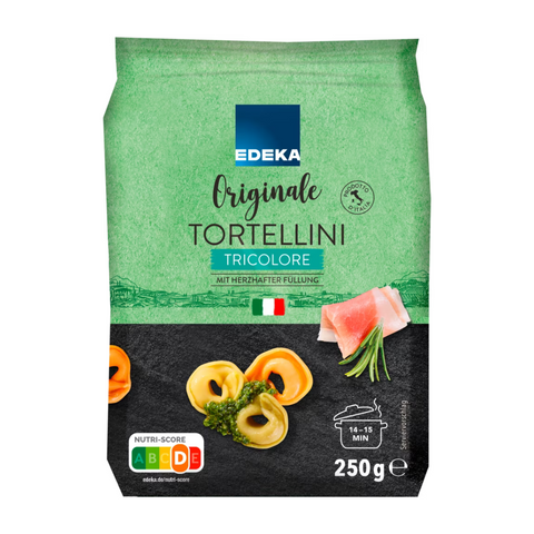 12x EDEKA Originale Tortellini Tricolore 250g