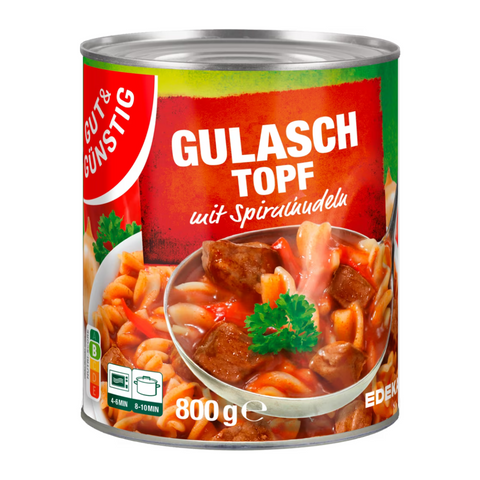 6x G&G Schweinegulasch 800g