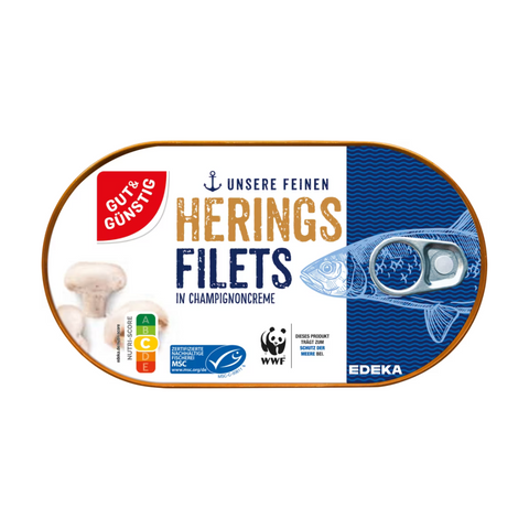 19x G&G Herings-Filet Champignoncreme 200g