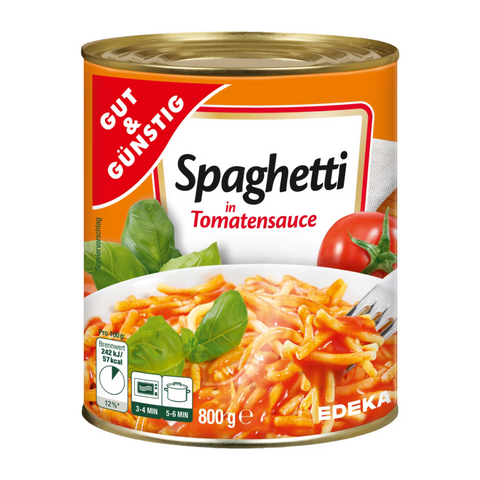 6x G&G Spaghetti in Tomatensauce 800g