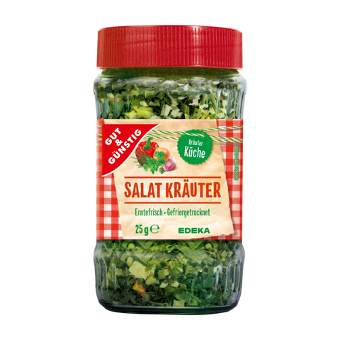 12x G&G gefriergetrocknet Salatkräuter 25g