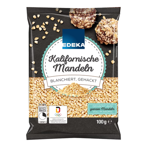 16x EDEKA Mandeln blanch.gehackt 100g