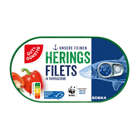 19x G&G Hering-Filets in Paprikacreme 200g