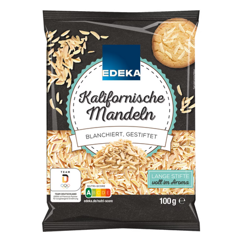 16x EDEKA Mandeln blanch.gestiftelt 100g