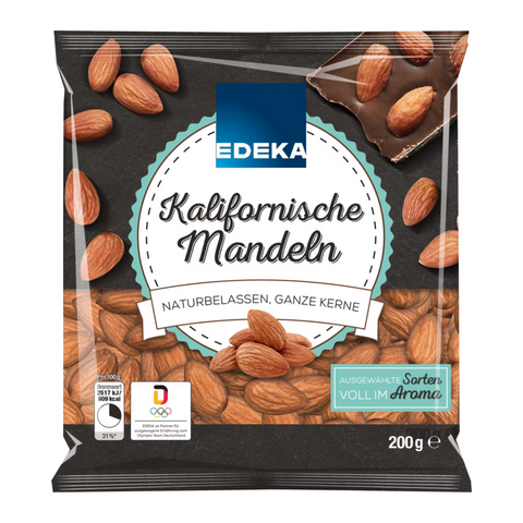 15x EDEKA Mandeln ganz 200g