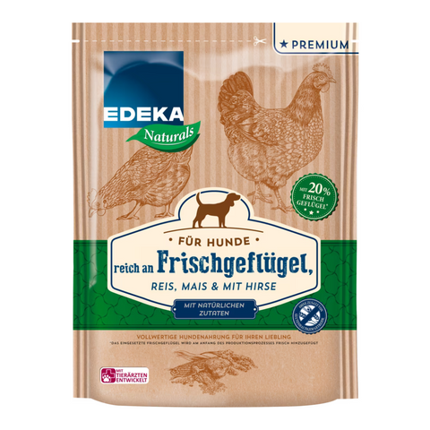 4x EDEKA Naturals Dog Geflügel 1,5kg