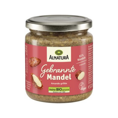 6x Alnatura Aufstrich Gebrannte Mandel 225g