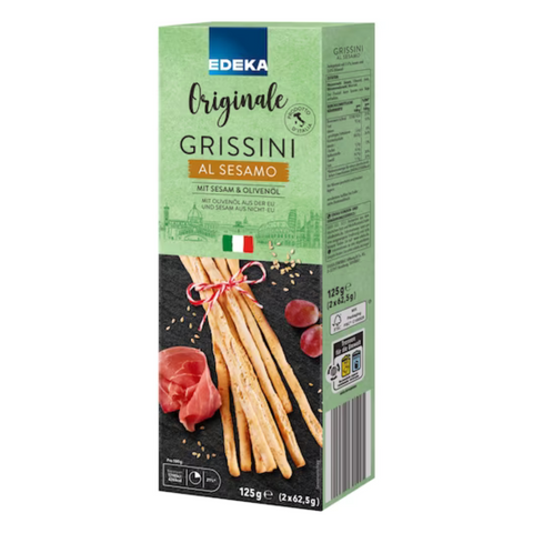 16x EDEKA Italia Grissini Sesam 125g