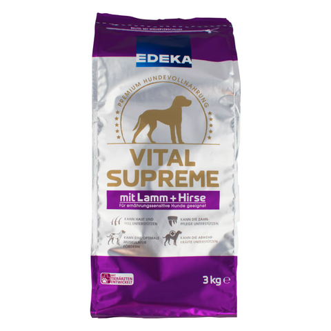 4x EDEKA Dog Vital Surpreme Lamm/Reis 3kg