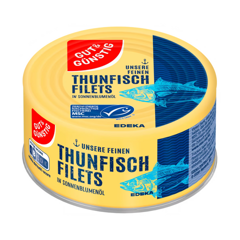 48x G&G Thunfischfilets in Sonnenblumenöl 195g