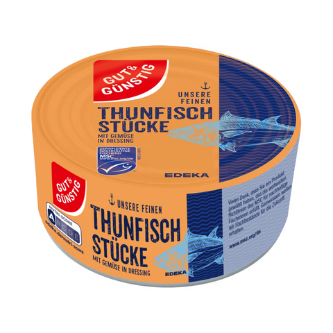 48x G&G Thunfischstücke mit Gemüse 185g