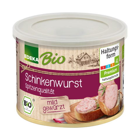 6x EDEKA Bio Schinkenwurst 200g