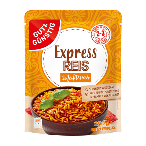 6x G&G Express Reis Mediterran 250g