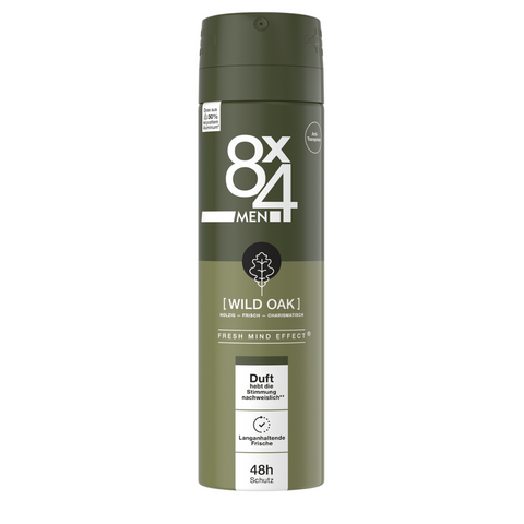 6x 8x4 Deospray Nr. 8 Wild Oak 150ml