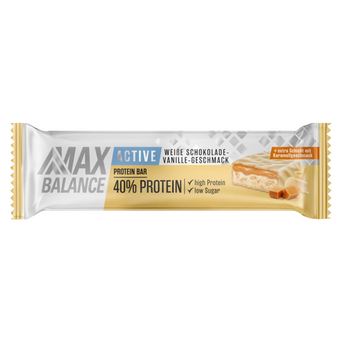 15x Max Balance Sport Protein Bar Weiße Schokolade 50g