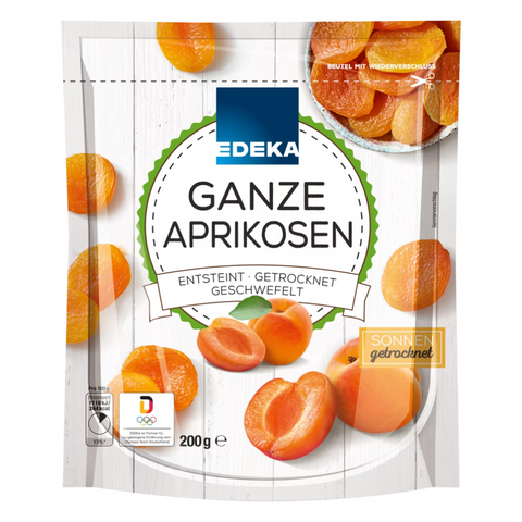 10x EDEKA Aprikosen ganz entsteint 200g