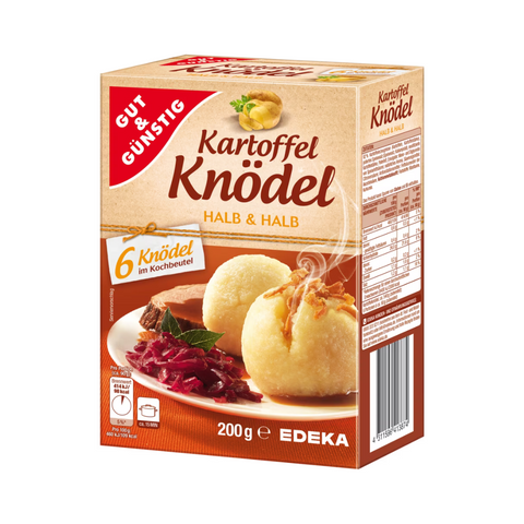 16x G&G Kartoffelknödel Halb & Halb 6 Knödel 200g