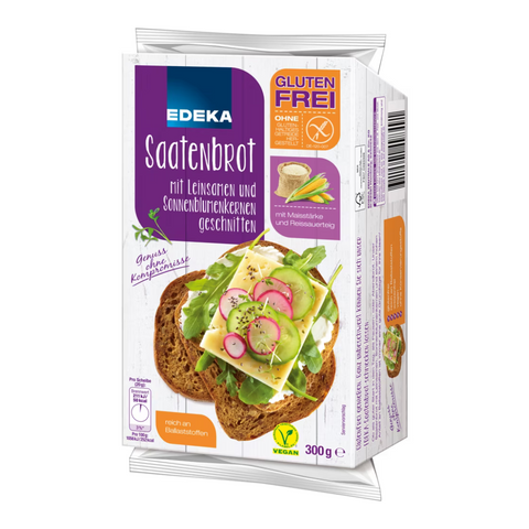 4x EDEKA Saatenbrot glutenfrei 300g