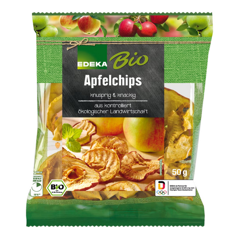 10x EDEKA Bio Apfelchips 50g