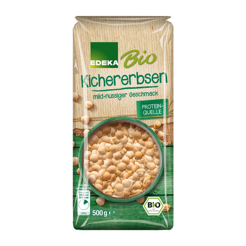 14x EDEKA Bio Kichererbsen 500g