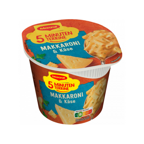 8x Maggi 5 Minuten Terrine Makkaroni mit Käse 63g