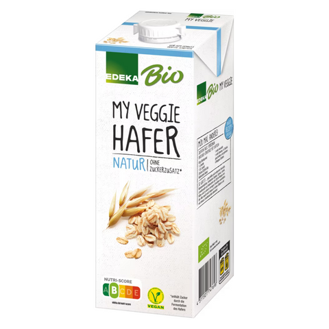 8x Bio EDEKA My Veggie veganer Haferdrink Natur 1l