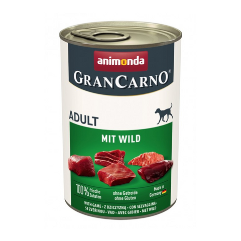 6x Animonda GranCarno Adult 400g Dose - Wild