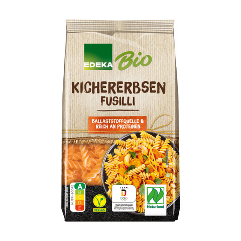 12x EDEKA Bio Kichererbsen Fusilli 250g