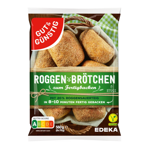 12x G&G Roggenbrötchen 8er 560g