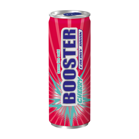 24x Booster Energy Drink Cherry 0,33l