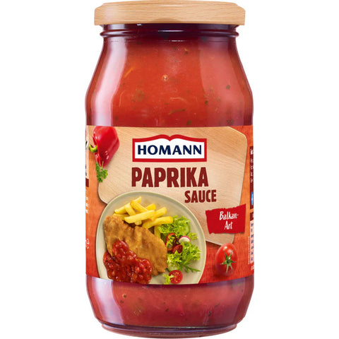 6x Homann Koch-Sauce Paprika Balkan Art 400ml