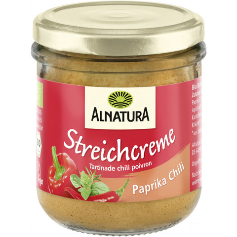 6x Bio Alnatura Streichcreme Paprika-Chili 180G