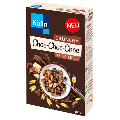 8x Kö. Müsli Crunchy Choc-Choc-Choc 400g