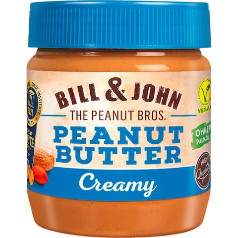 6x Bill & John Creamy Erdnussbutter 350g