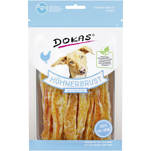 11x DOKAS Hühnerbrust Streifen 70g