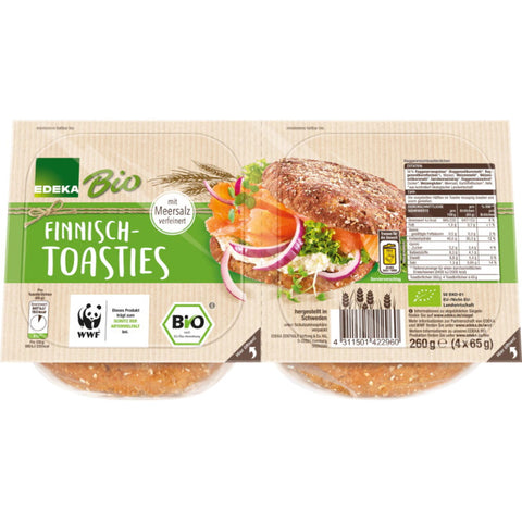 14x EDEKA Bio Finnisch-Toasties 260g