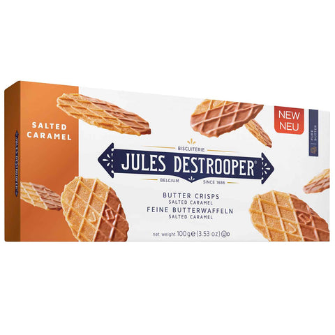 12x Jules Destrooper Butterwaffeln Salted Caramel 100g