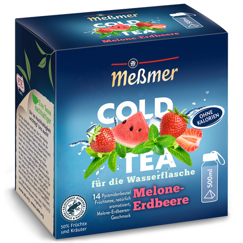 6x Meßmer Cold Tea Melone-Erdbeere 14er 38,5g