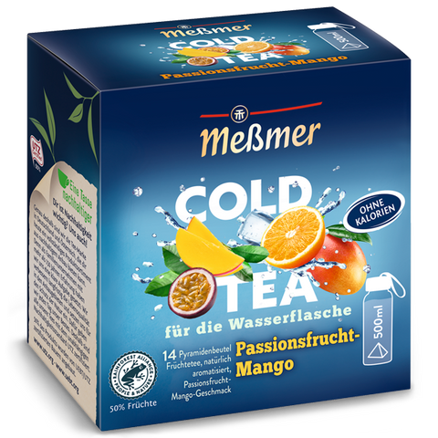 6x Meßmer Cold Tea Passionsfrucht-Mango 14er 38,5g