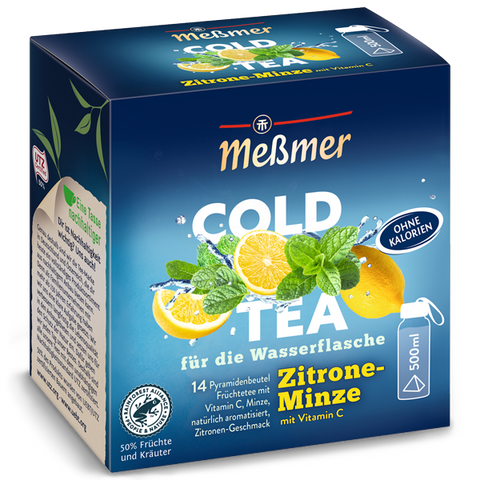 6x Meßmer Cold Tea Zitrone-Minze 14er 38,5g