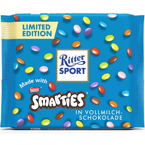 12x Ritter Sport Smarties Vollmilch Tafel 100g