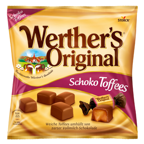 15x Werthers Original Schoko Toffee 180g